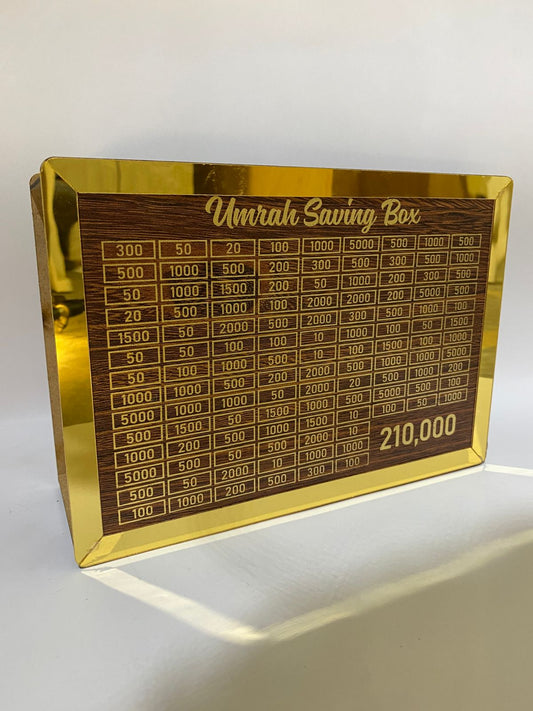 Umrah Saving Box – Save 210,000 for Umrah | Smart Money Saving Box